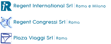 logo Regent International, Regent Congressi e Plaza Viaggi